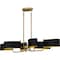 Quoizel Madden Linear Chandelier 6 Lights Aged Brass MAD641AB - alternate 1